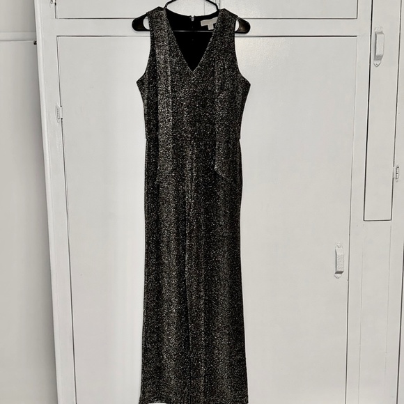 Michael by Michael Kors black/silver stretch jumpsuit - Picture 2 of 7